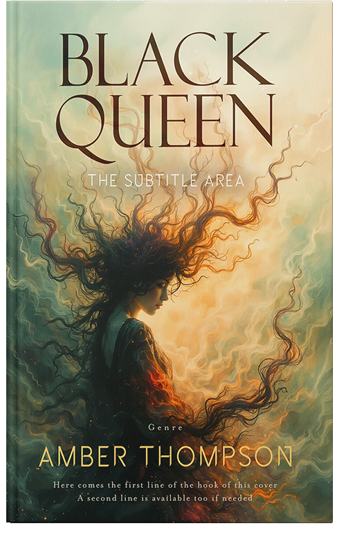 Front view of Premade Fantasy Book Cover - Straw