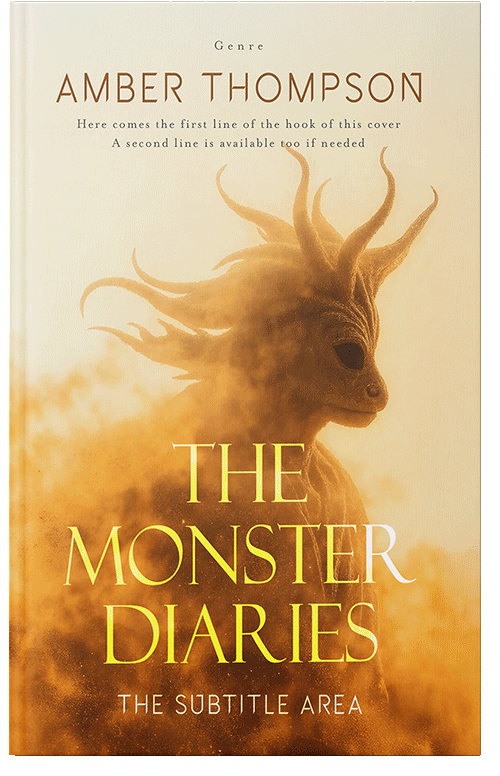 Front view of Premade Fantasy Book Cover - Albescent White