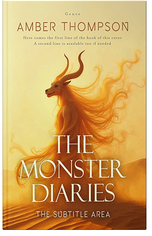 Premade Book Cover Buff