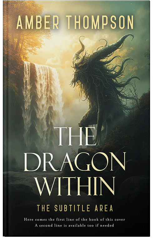 Front view of Premade Fantasy Book Cover - Brandy