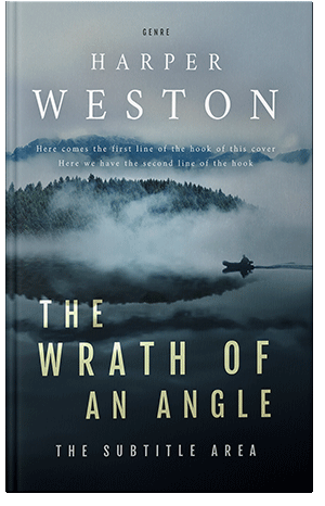 Pre Made Book Cover Slate Gray