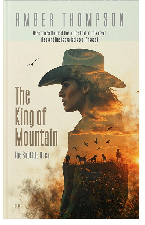 Front view of Premade Action & Adventure Book Cover - Lisbon Brown