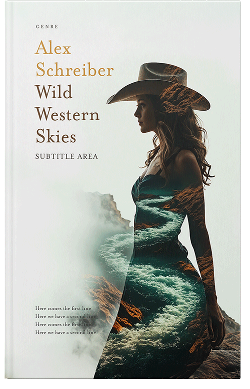 Front view of Premade Action & Adventure Book Cover - Gray Nurse