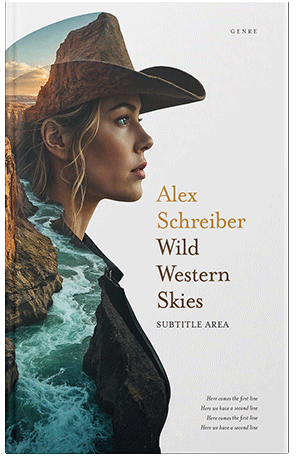 Pre Made Book Cover Black Haze