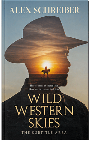 Premade Book Cover Cocoa Brown