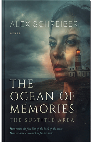 Pre Made Book Cover Outer Space