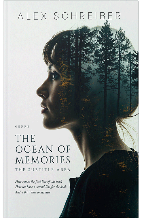 Front view of Premade Mystery & Thriller & Suspense Book Cover - Black Haze