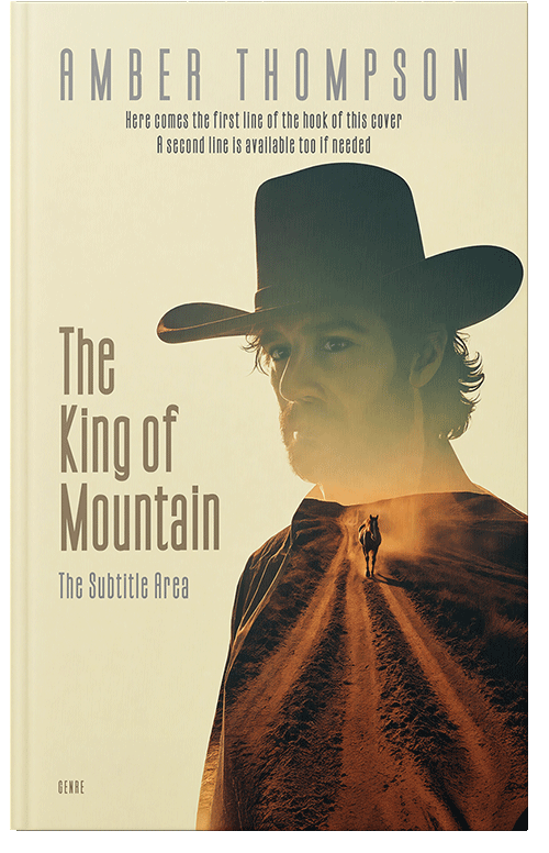 Front view of Premade Action & Adventure Book Cover - Fall Green