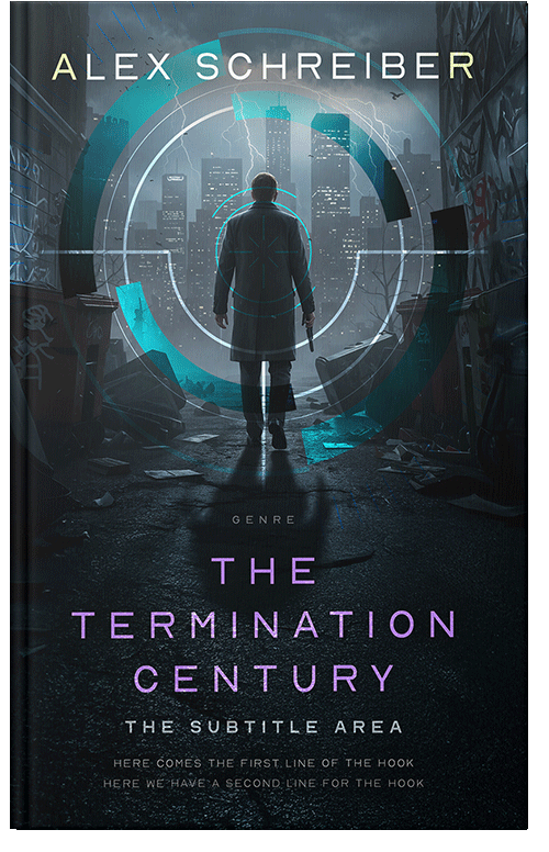 Front view of Premade Science Fiction Book Cover - Aztec