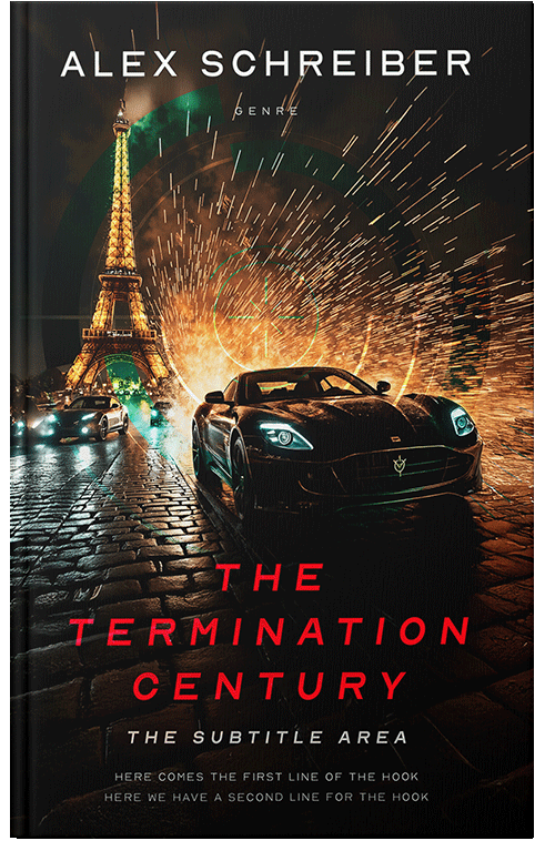 Front view of Premade Mystery & Thriller & Suspense Book Cover - Copperfield