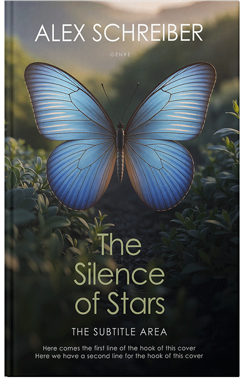 Front view of Premade Nature Book Cover - Heavy Metal