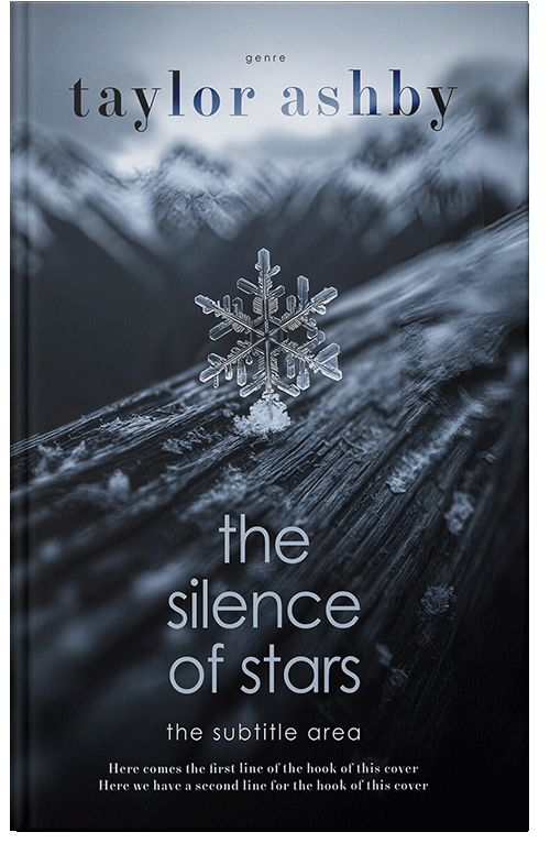 Front view of Premade Poetry Book Cover - Bunker