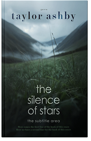 Pre Made Book Cover Jungle Mist