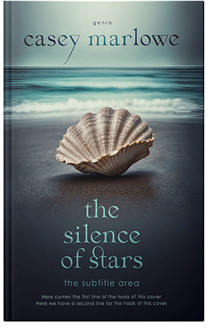 Premade Book Cover Outer Space