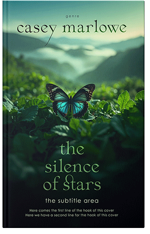 Pre Made Book Cover Pixie Green