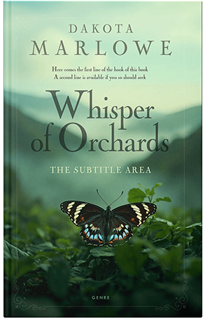 Pre Made Book Cover Peppermint