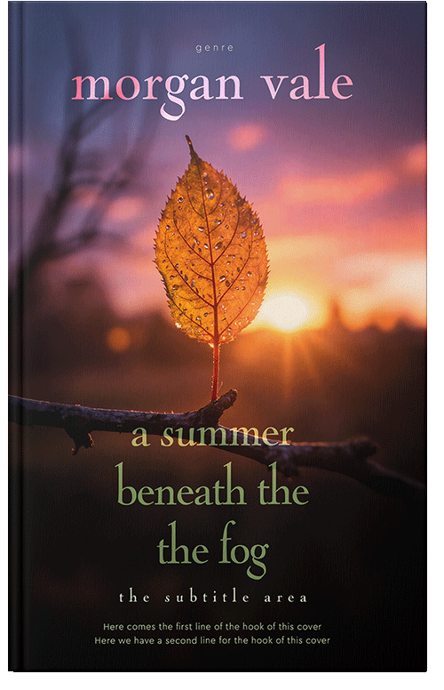 Front view of Premade Nature Book Cover - Copperfield