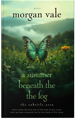 Pre Made Book Cover Tea Green