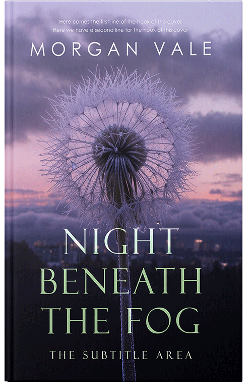 Front view of Premade Literary Fiction Book Cover - Dolphin