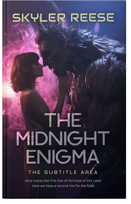 Front view of Premade Fantasy Book Cover - Viola