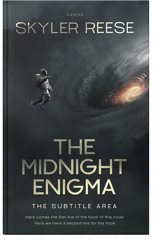 Front view of Premade Science Fiction Book Cover - Outer Space