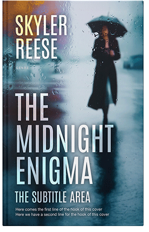 Pre Made Book Cover Blue Dianne