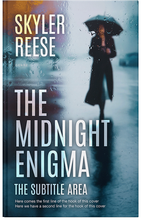 Front view of Premade Mystery & Thriller & Suspense Book Cover - Blue Dianne