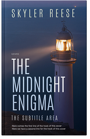 Pre Made Book Cover Cloud Burst