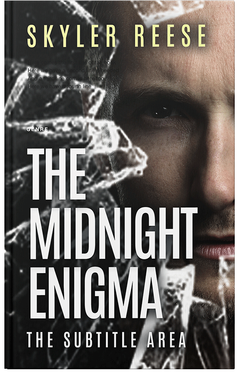 Front view of Premade Mystery & Thriller & Suspense Book Cover - Soft Amber