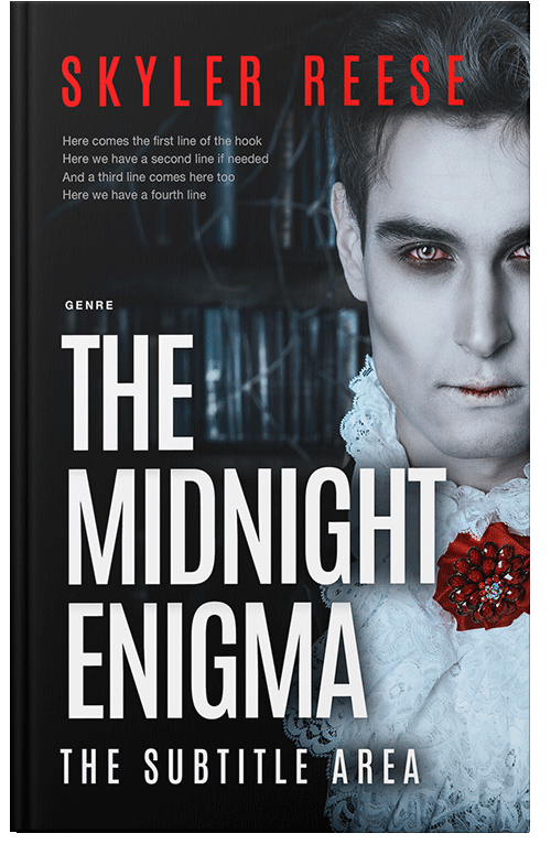 Front view of Premade Mystery & Thriller & Suspense Book Cover - Woodsmoke