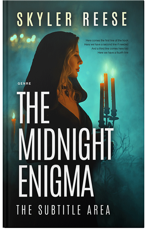 Front view of Premade Paranormal & Urban Book Cover - Aztec