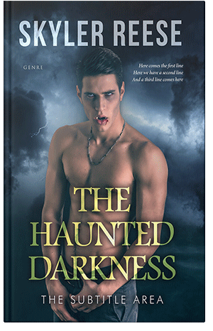 Pre Made Book Cover Limed Spruce