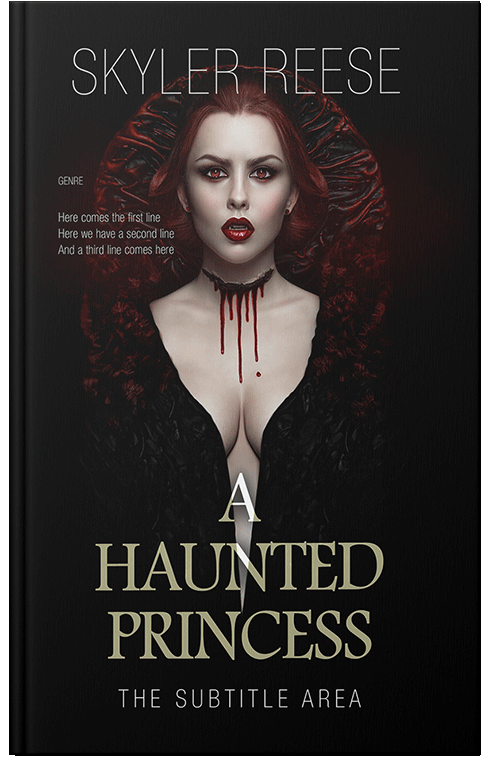 Front view of Premade Horror Book Cover - Malta