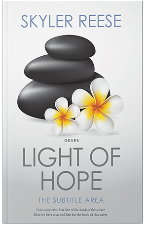 Premade Book Cover Quill Gray