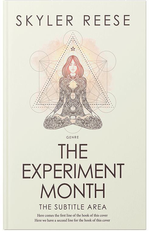 Front view of Premade Health & Mind & Body Book Cover - Frost