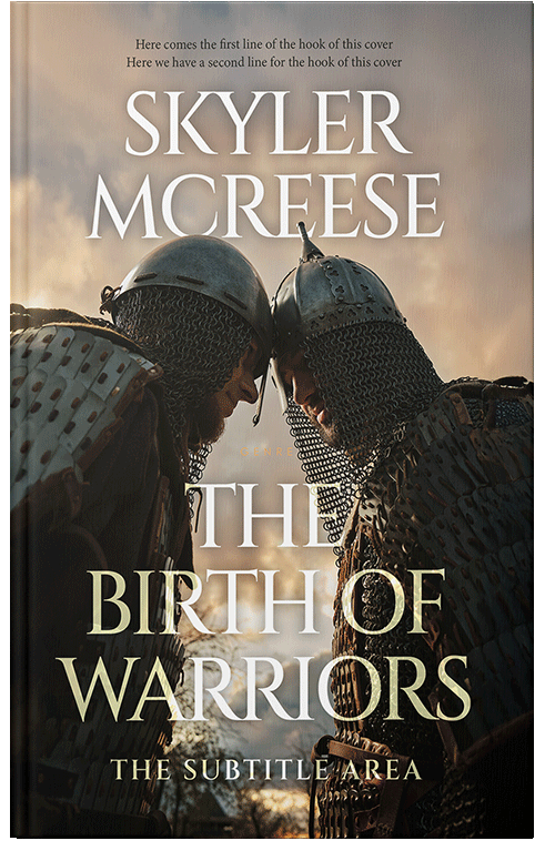 Front view of Premade Historical Book Cover - Vanilla