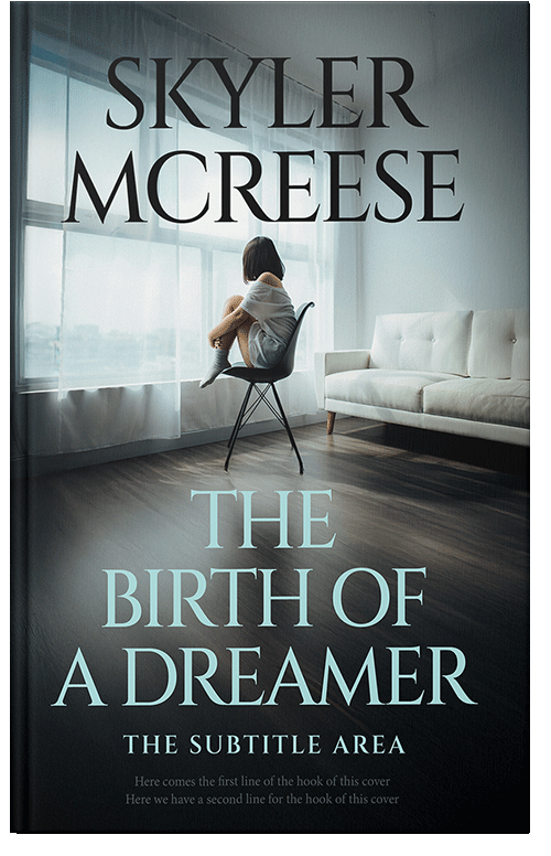 Front view of Premade Literary Fiction Book Cover - Outer Space