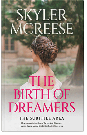 Pre Made Book Cover Soft Amber