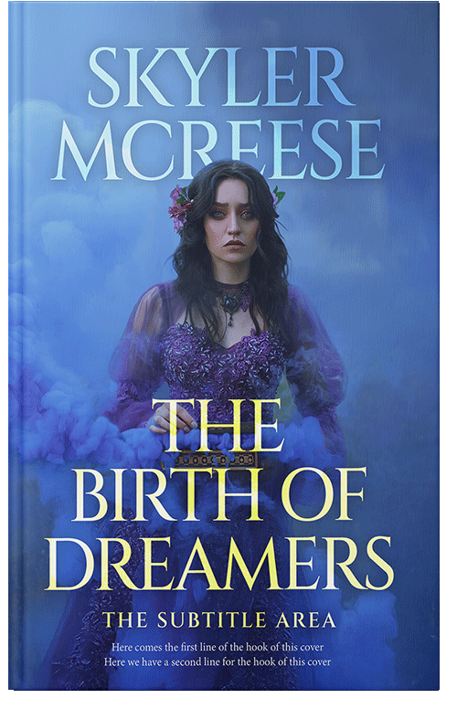 Front view of Premade Fantasy Book Cover - San Marino