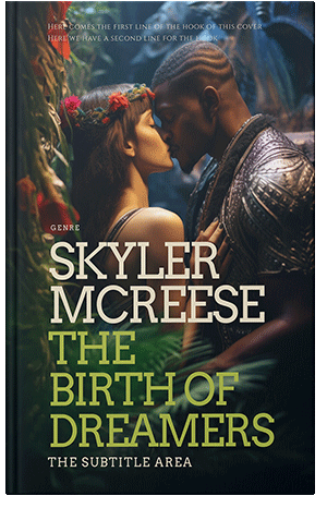 Premade Book Cover Outer Space