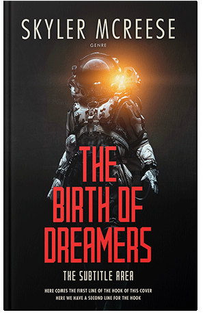 Pre Made Book Cover Terracotta