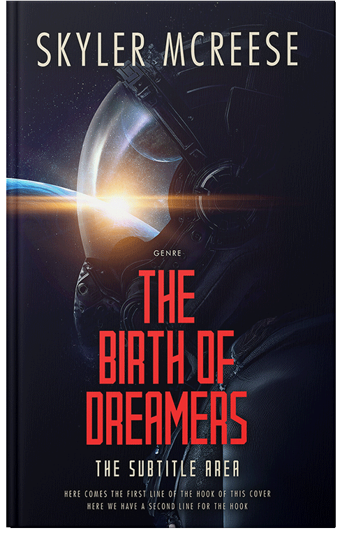 Front view of Premade Science Fiction Book Cover - Copperfield