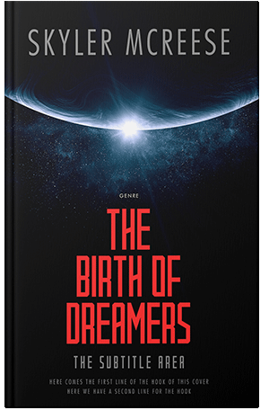 Pre Made Book Cover Ebony