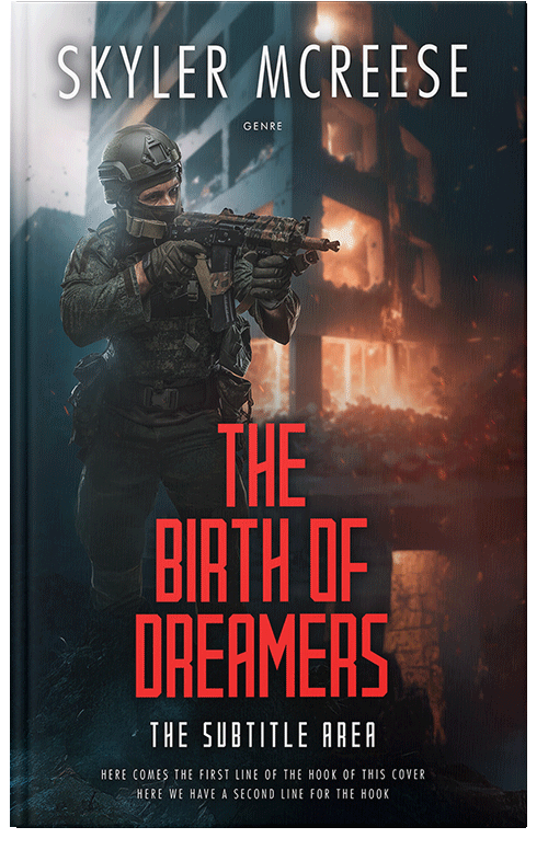 Front view of Premade Apocalyptica Book Cover - Japonica