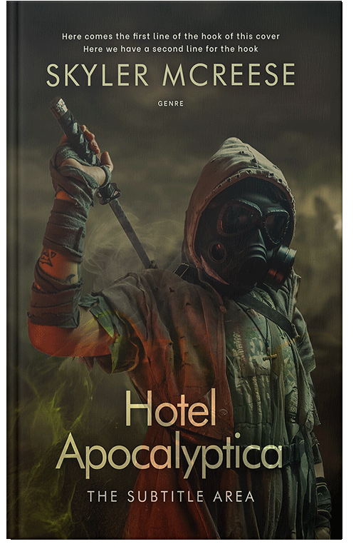 Front view of Premade Mystery & Thriller & Suspense Book Cover - Oil