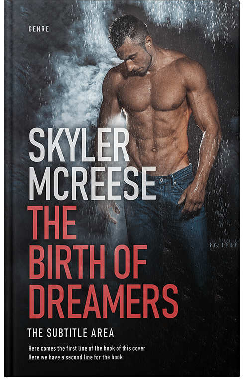 Front view of Premade Erotica Book Cover - Oriental Pink