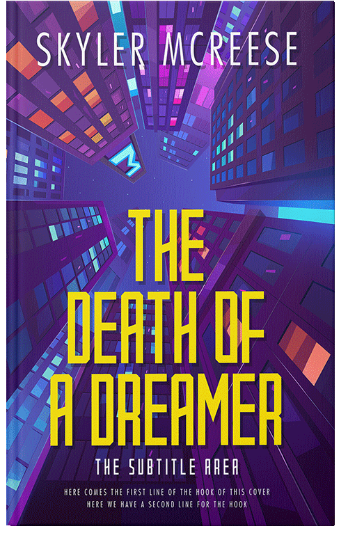 Front view of Premade Mystery & Thriller & Suspense Book Cover - Meteorite