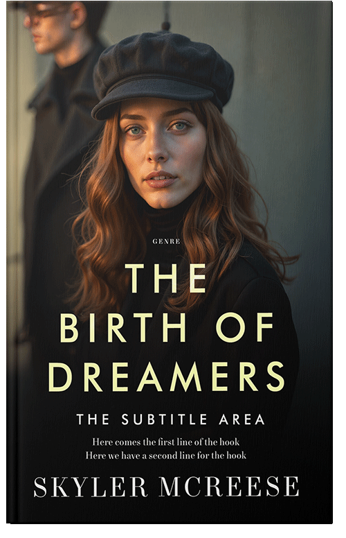 Front view of Premade Teen & Young Adult Book Cover - Rangoon Green