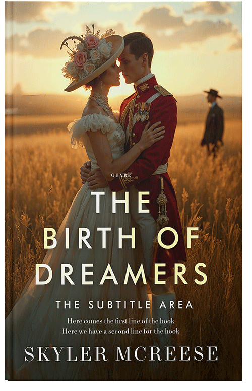 Front view of Premade Romance Book Cover - Putty