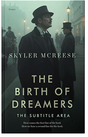 Pre Made Book Cover Spring Rain